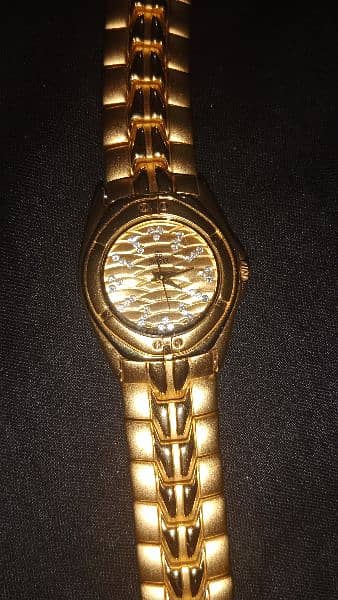 swistar 18k electro gold plated watch ( 3302L) 7