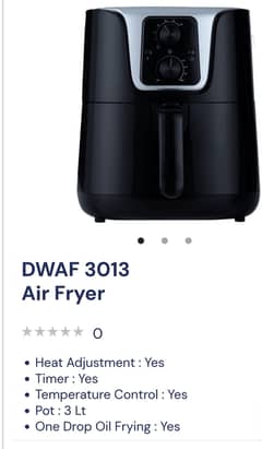 Dawlance air fryer 0