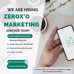 Zerox'0 Marketing is hiring sales representative for Social media. 0