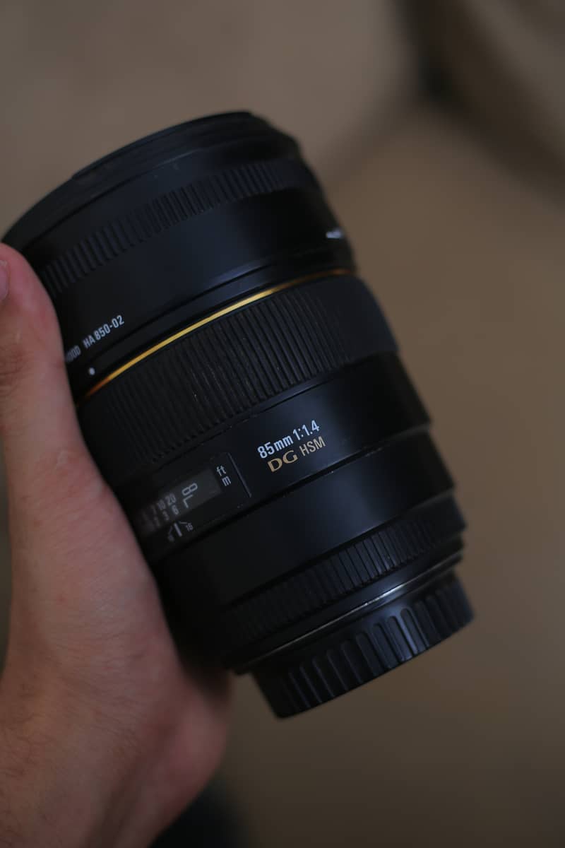 Sigma 85mm f/1.4 EX DG HSM for Canon 6