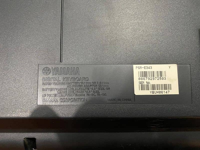 Yamaha PSR E343 2