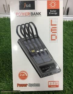 Portable Solar 10000mah Power Bank