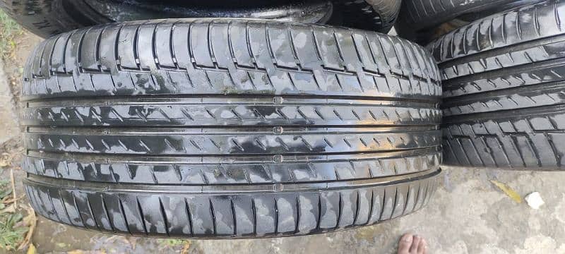 285/50  4tyre hain premium contact 9.5 condition  All ok 3