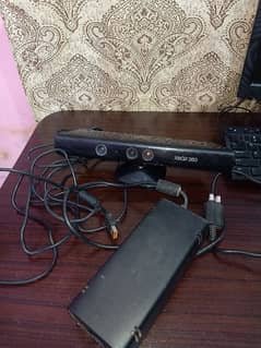 X BOX 360 KINECT CAMERA,POWER SUPPLY,&CABLES 0