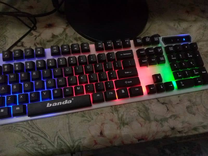 i7 2nd generation rgb gaming pc with monitor keyboard and mouse 4