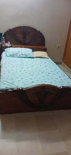 two single bed set with mattress +dressing  table 0