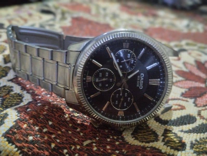 watch Reloj Casio caballero modelo Mtp-1375d-1a 1