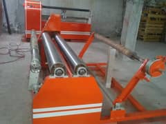 Tape cutting and rewinding machines