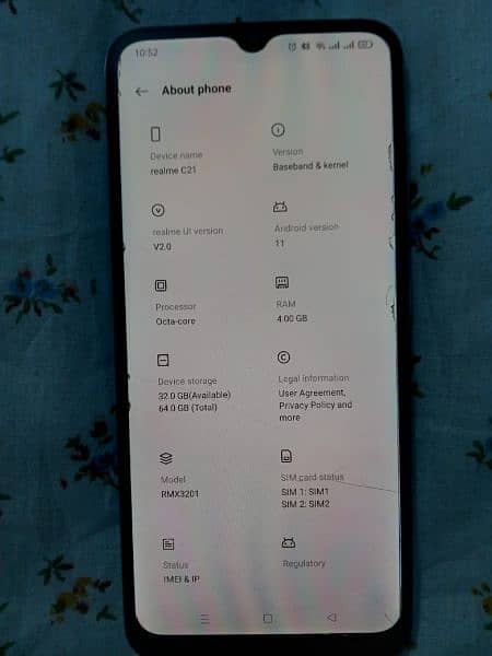 Realme C21 in Excellent Condition with original box-Best for Games 9