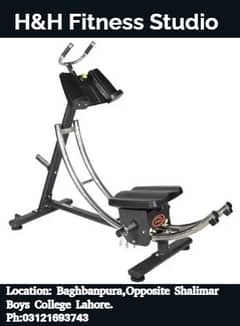 ABS Heavy Duty Steel Construction AB Coaster For Gym|AB Exerciser
