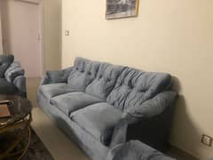 beautiful grey executive sofa, 5 seater, five seater 0