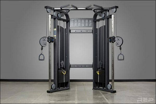 Cable Crossover Machine| Functional Training Center with Dual Weights 4