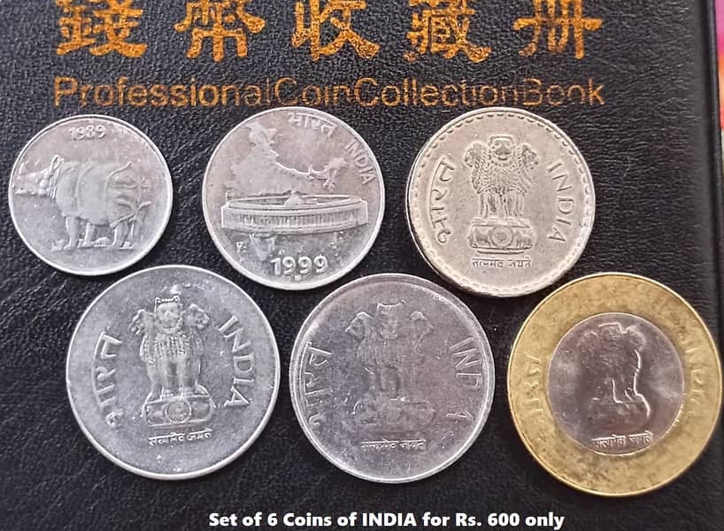 Coins of India, China, Srilanka, Bangladesh, Nepal, Malaysia,Indonesia 5