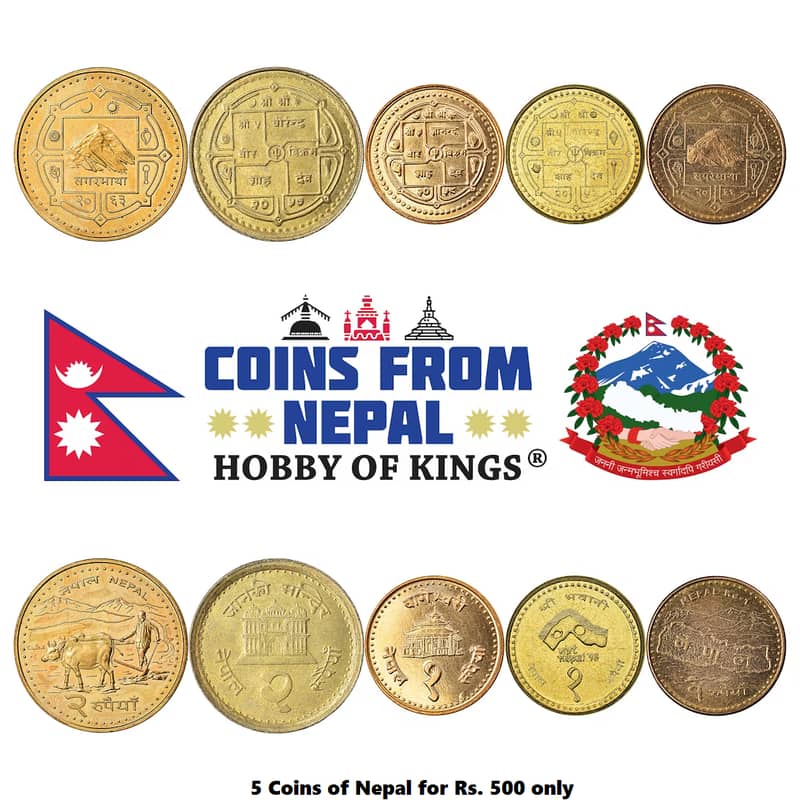 Coins of India, China, Srilanka, Bangladesh, Nepal, Malaysia,Indonesia 10