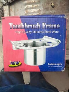 Pure Steel Washroom Tooth Brush Set