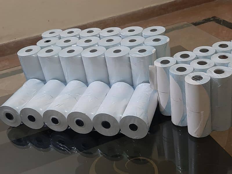 Thermal paper rolls & Barcode Lable Sticker rolls 7
