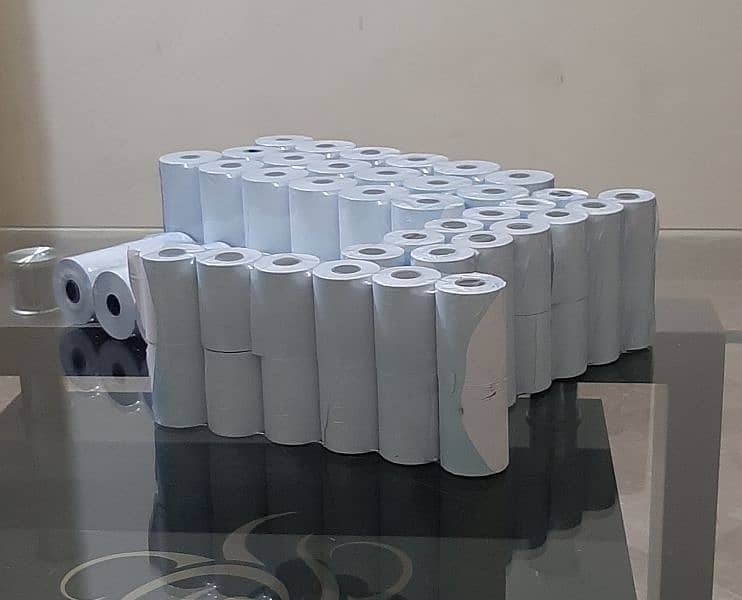 Thermal paper rolls & Barcode Lable Sticker rolls 8