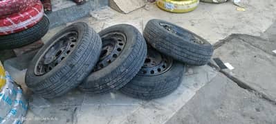 tyres complete set 165/70/14