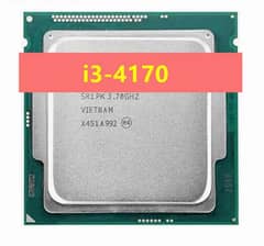 Intel core i3 4170 processor for 4th Gen motherboard LGA 1150