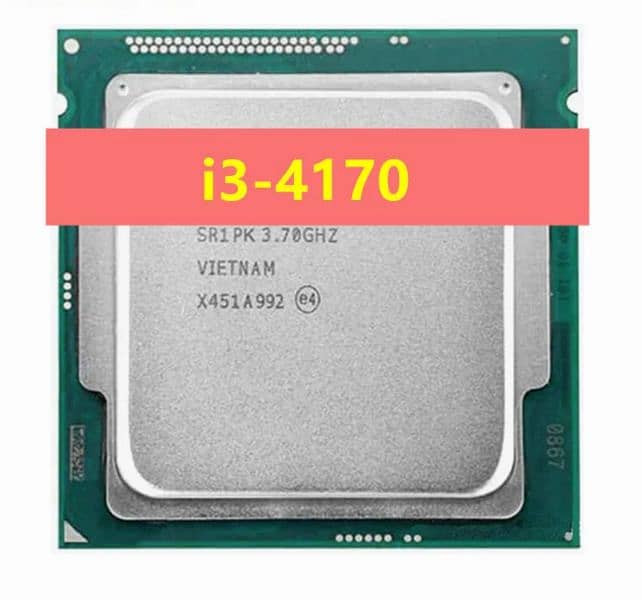 Intel core i3 4170 processor for 4th Gen motherboard LGA 1150 0
