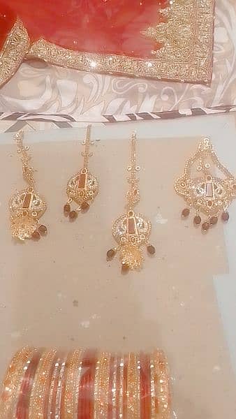 nikkha barat sharara jewelry choriyan set k Sath 8