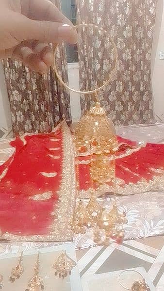 nikkha barat sharara jewelry choriyan set k Sath 10