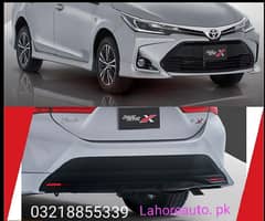 Corolla X bumper all cars body kit available