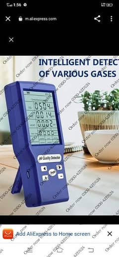 USB Rechargeable Air Quality Monitor CO2 Meter Thermometer & Hy