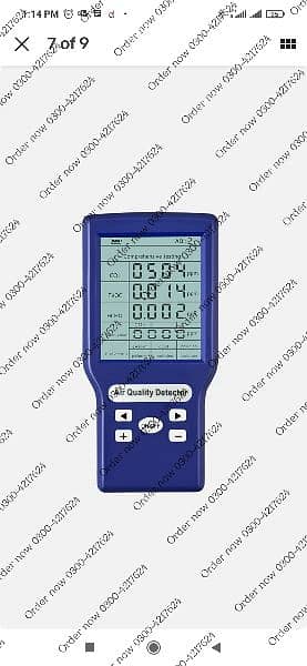 USB Rechargeable Air Quality Monitor CO2 Meter Thermometer & Hy 3