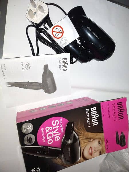 Braun Hair satin 1200 watt's 1