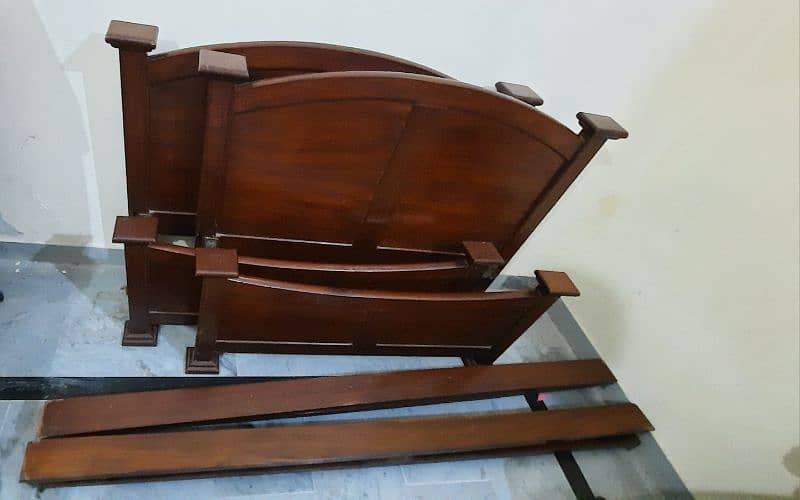 imported pure wooden single bed 3