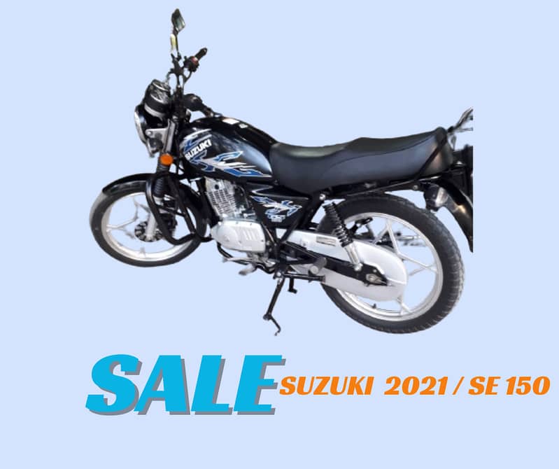 SUZUKI  2021 / SE 150 Well-Maintained  Bike For Sale 0333-2146244 0