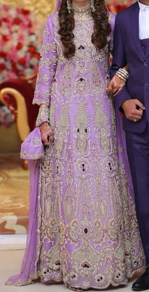 Designer wear Bridal maxi for walima 1