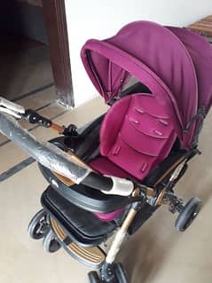 foldable baby pram for sale in A1 condition