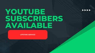 Youtube Subscribers Available For Lifetime