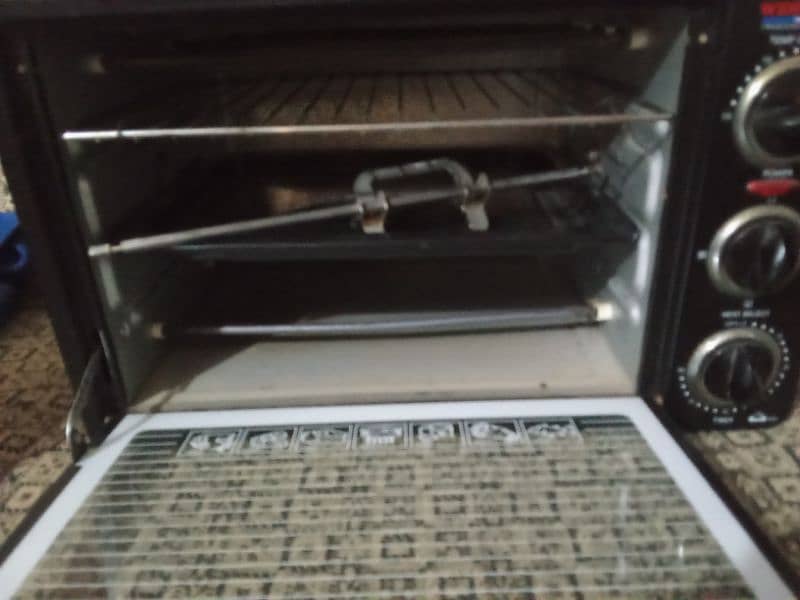 electric oven with hot plate 2