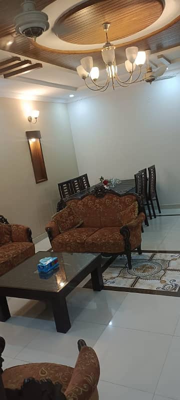 Full furnished 10 Marla ground portion available for rent in phase 5 bahira town Rawalpindi 1