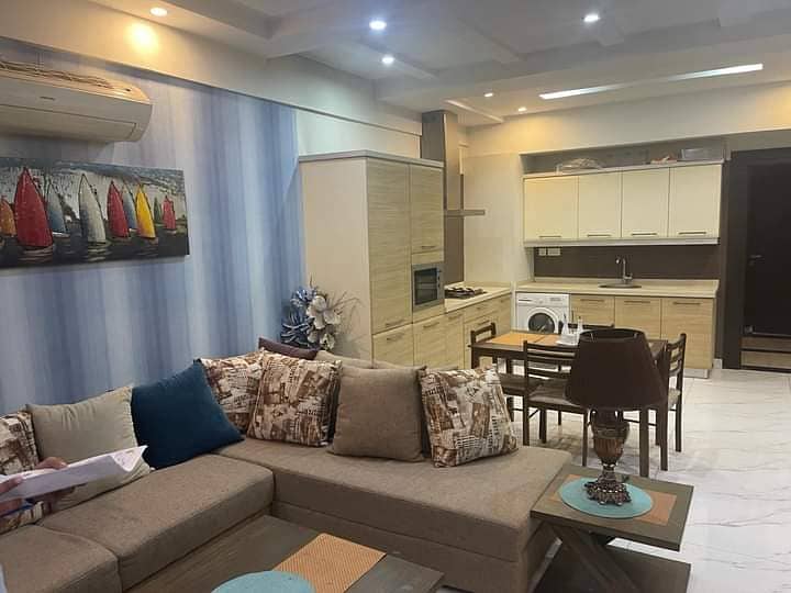 Bahria height 2 Ext 1 Bed fully furnished for rent in Bahria town phase 4 6