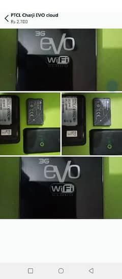 3 g evo wifi  ptcl device is for sale