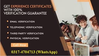 Get Experience Certificates for a Job’s (Dubai, Saudia & Europe)