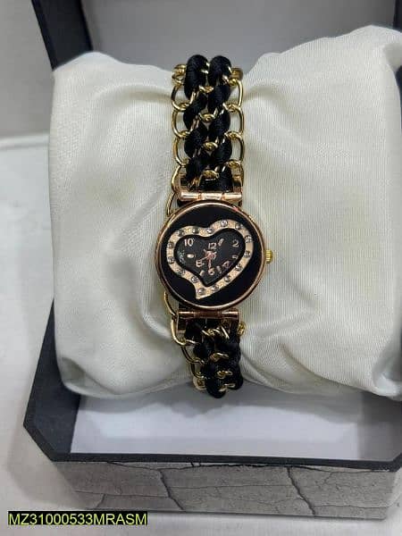 women classic analogue bracelet watch set 2