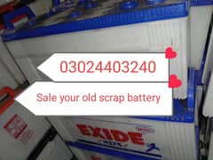 0302/44032/40 sale your scrap old battery 0
