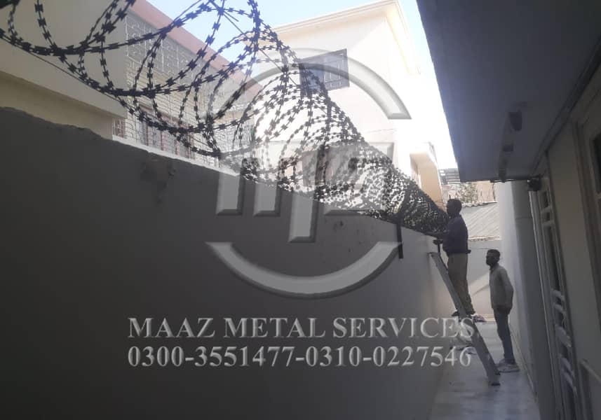 installation of Razor Wire | Barbed Wire | Chain link Fencing 7