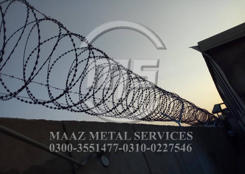 installation of Razor Wire | Barbed Wire | Chain link Fencing 13