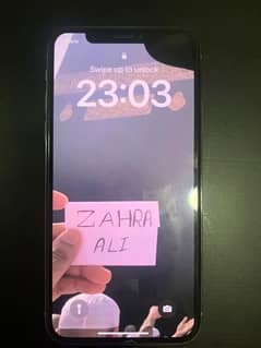iPhone X, 64 gb , white colour, pta approved