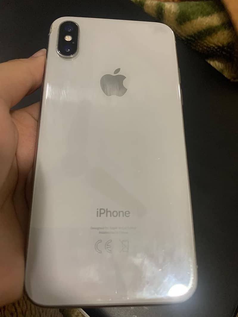 iPhone X, 64 gb , white colour, pta approved 1