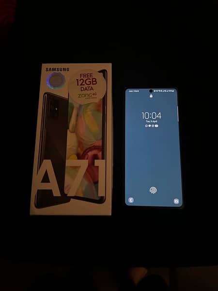 Samsung A71 8/128 gb black with box all accessories 10/10 Official PTA 0