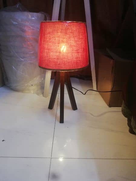 wooden Table lamps 2