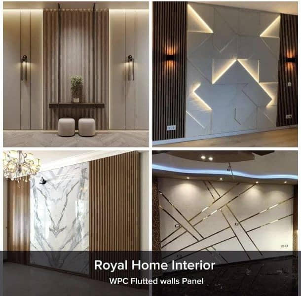 Home, Office Renovation/Decor Wall's/Flooring/WPC, PVC Panel/Wallpaper 7