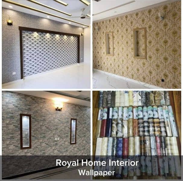 Home, Office Renovation/Decor Wall's/Flooring/WPC, PVC Panel/Wallpaper 12